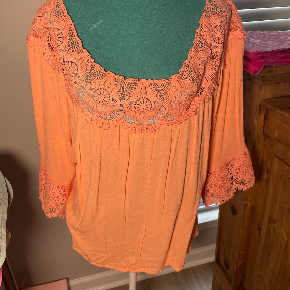 Spring Off the Shoulder Shirt - Picture 2 of 2